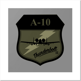 A-10 Warthog Patch (subdued) Posters and Art